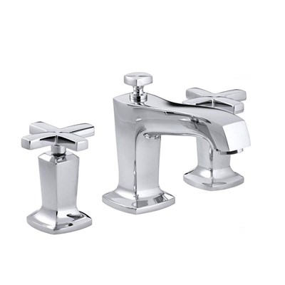 Kohler Bathroom Sink Faucet with Double Cross Handle in Polished Chrome